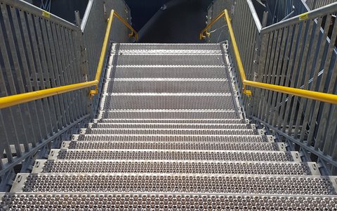 Public Access Staircases - DDA Handrail