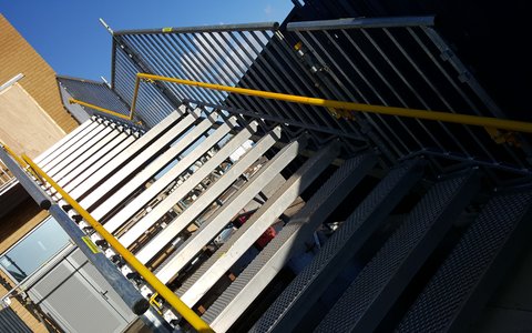 Public Access Staircases -  DDA Handrail