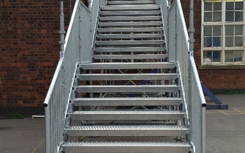 Public Access Staircases - Temporary Emergency Exit