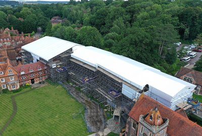 Temporary Roof: Bradfield College