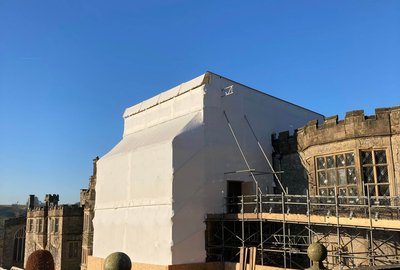 Temporary Roof: Haddon Hall